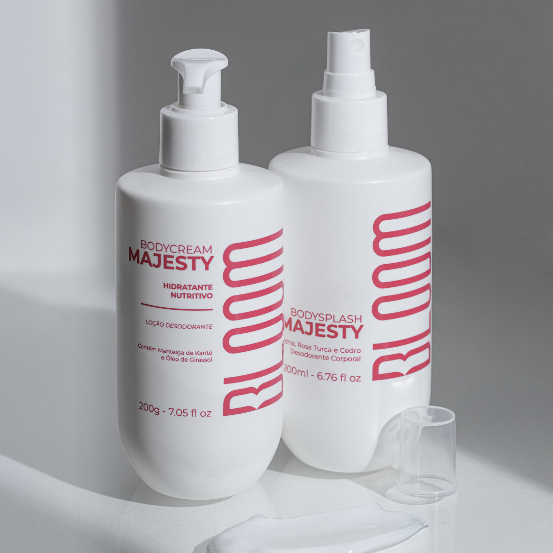 Kit Body Splash, Body Cream e Perfume Capilar Majesty