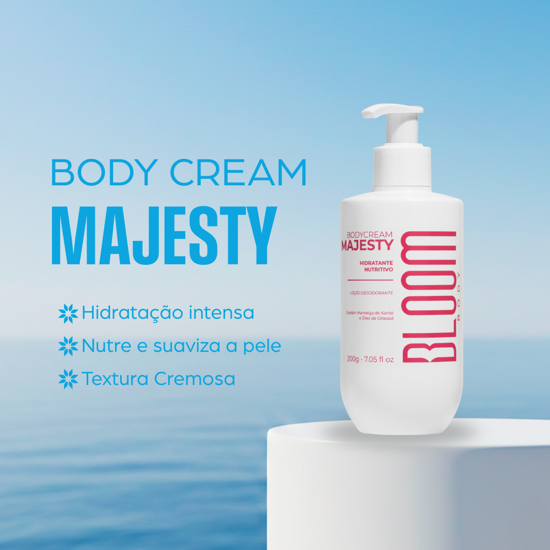 Majesty Body Cream - Desodorante Hidratante 200g