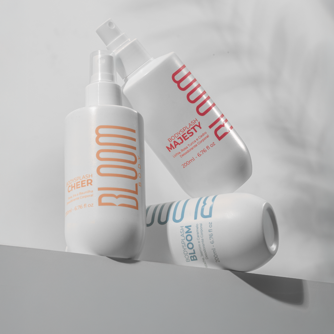 Kit 3 Body Splash Desodorante Colônia 200ml - Cheer, Majesty e Bloom