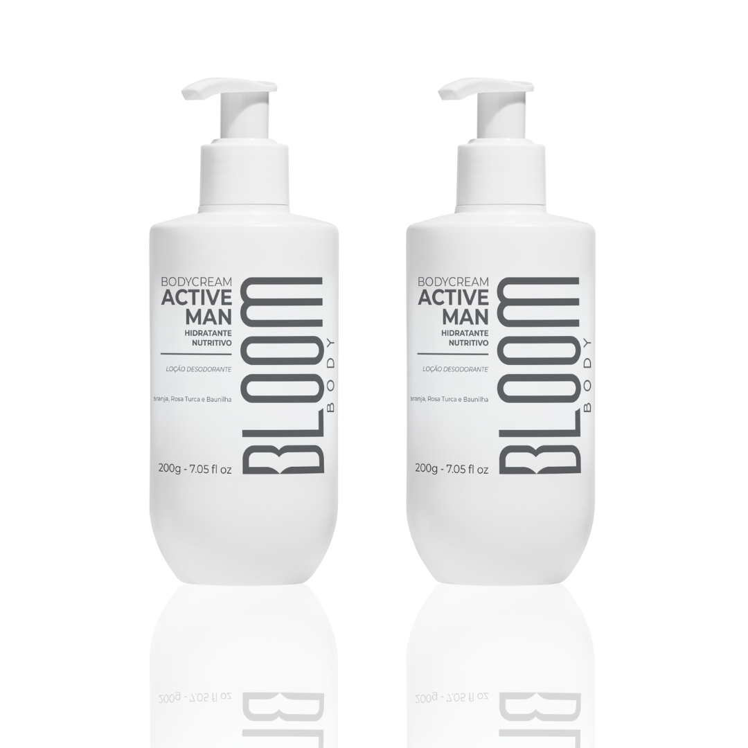Kit 2 Active Man Body Cream - Desodorante Hidratante Masculino 200g