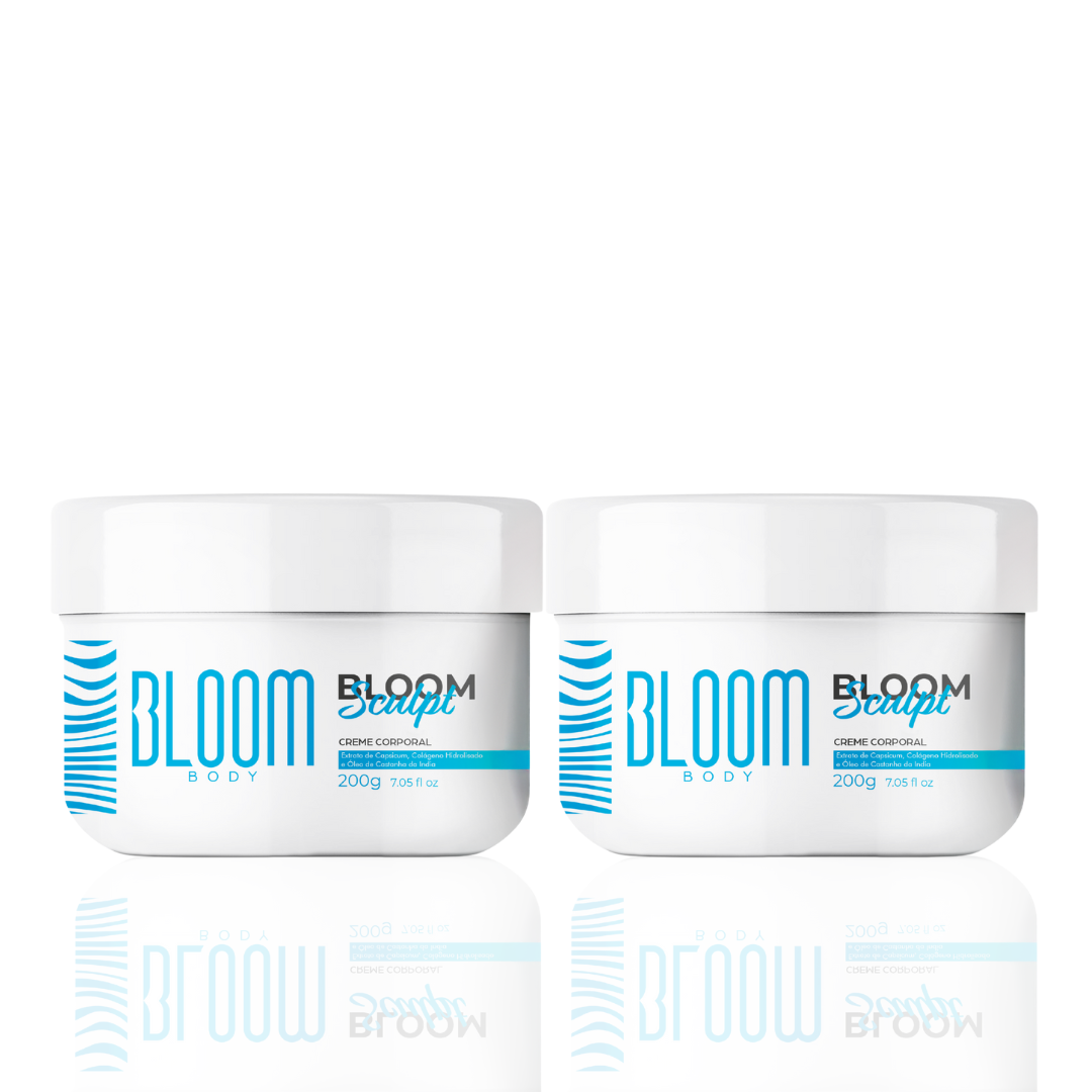 Kit 2 Bloom Sculpt - Creme Corporal para Celulites e Estrias 200g