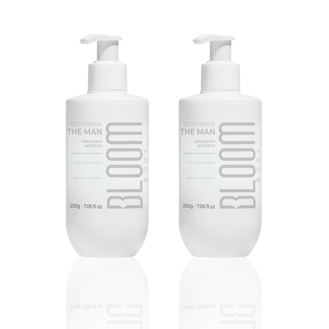 Kit 2 The Man Body Cream - Desodorante Hidratante Masculino 200g