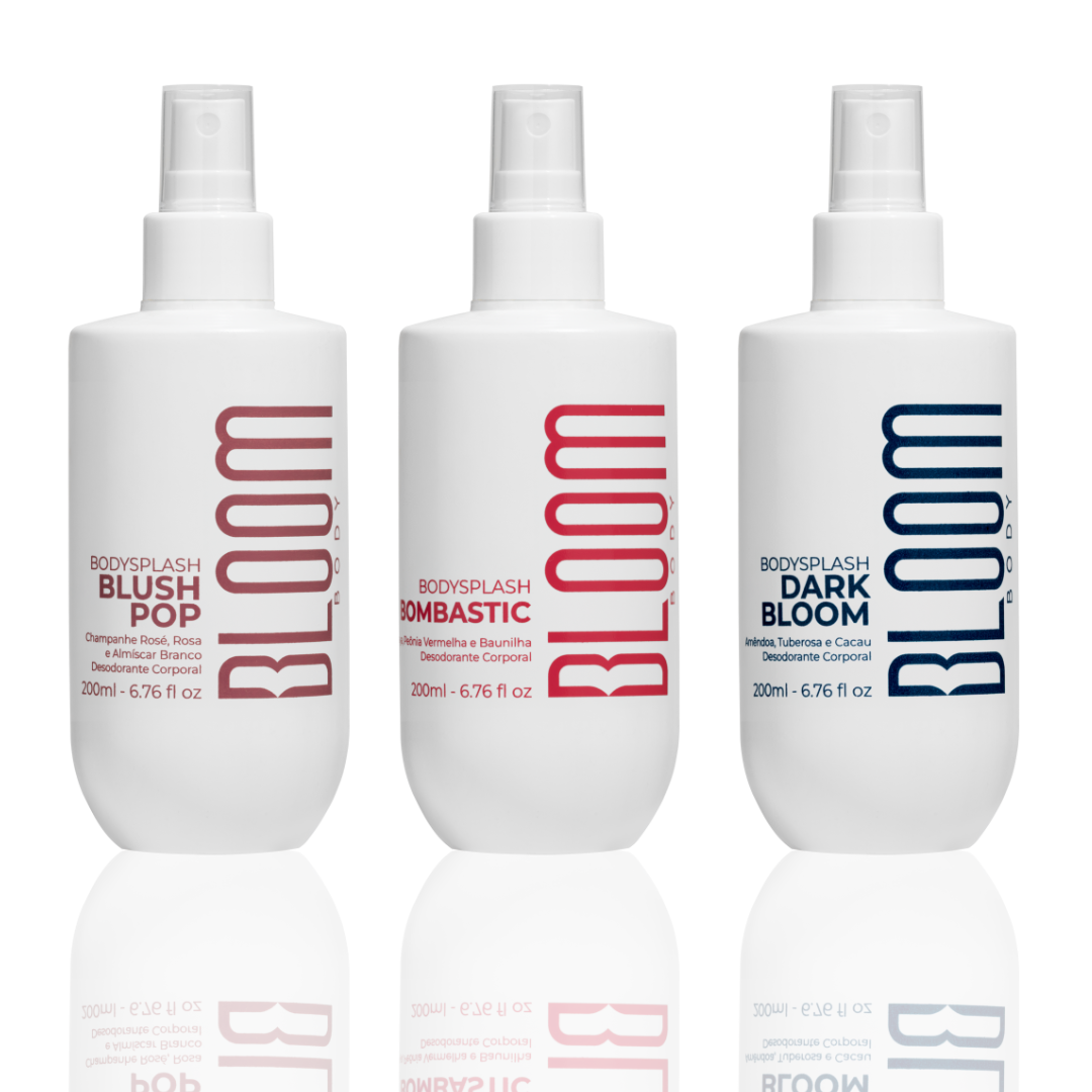 Kit 3 Body Splash Desodorante Colônia 200ml - Bombastic, Blush Pop e Dark Bloom