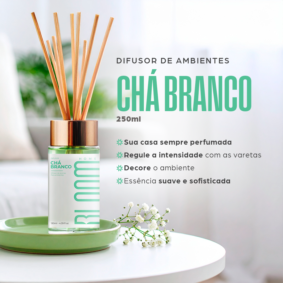Difusor de Aromas - Chá Branco | BLOOM HOME