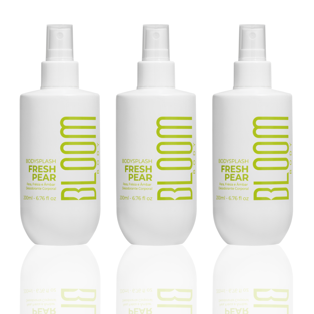 Kit 3 Fresh Pear Body Splash - Desodorante Colônia 200ml