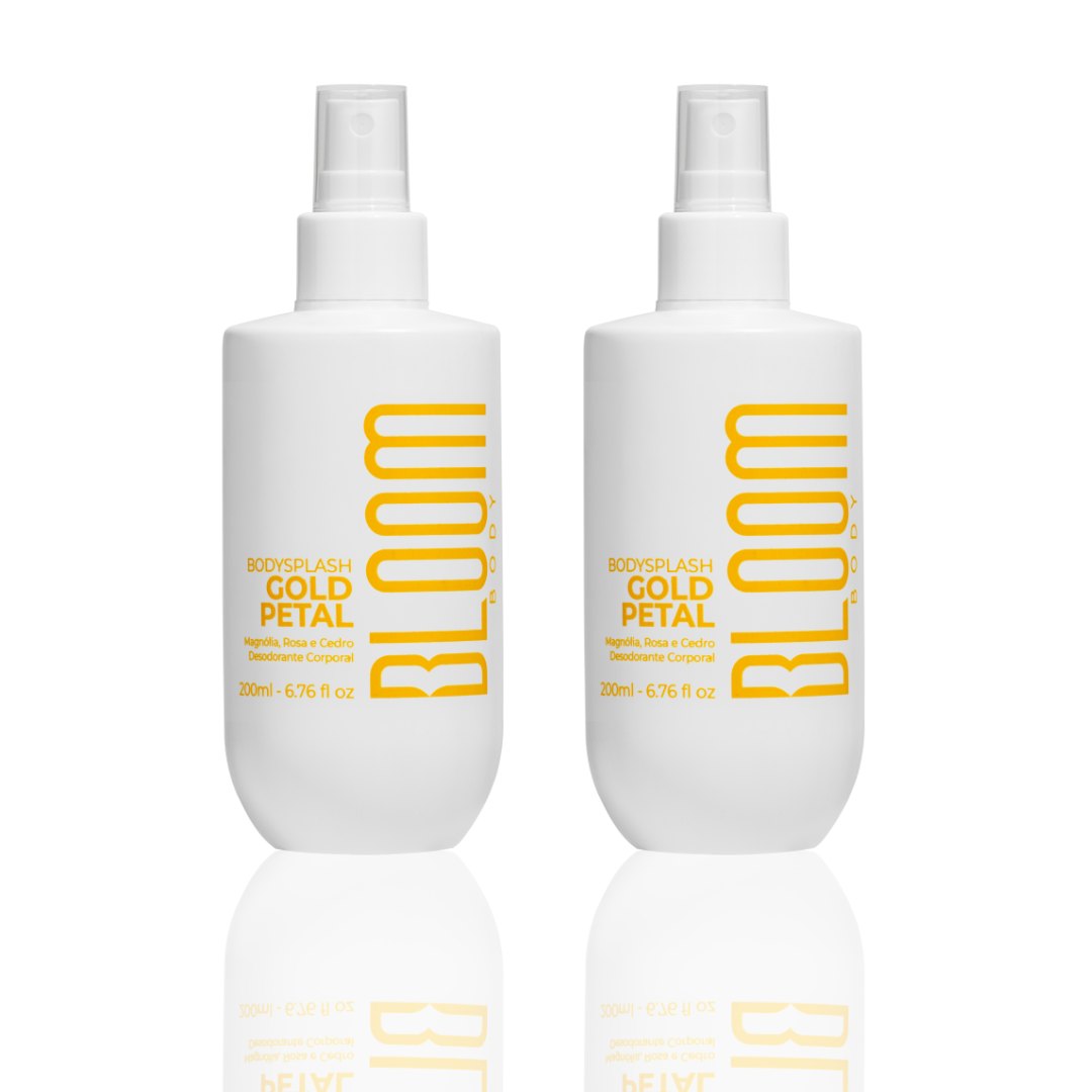 Kit 2 Gold Petal Body Splash - Desodorante Colônia 200ml