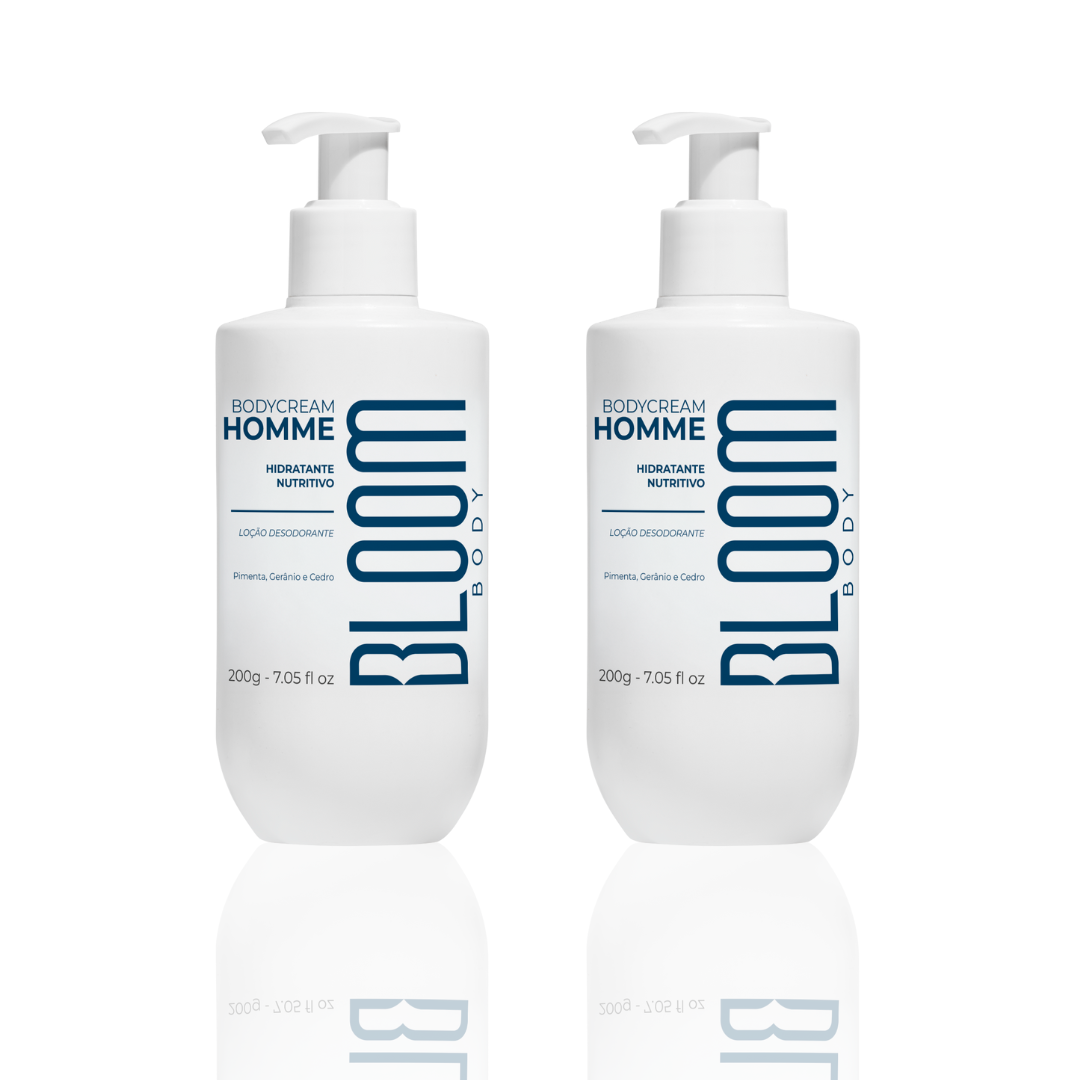 Kit 2 Homme Body Cream - Desodorante Hidratante Masculino 200g