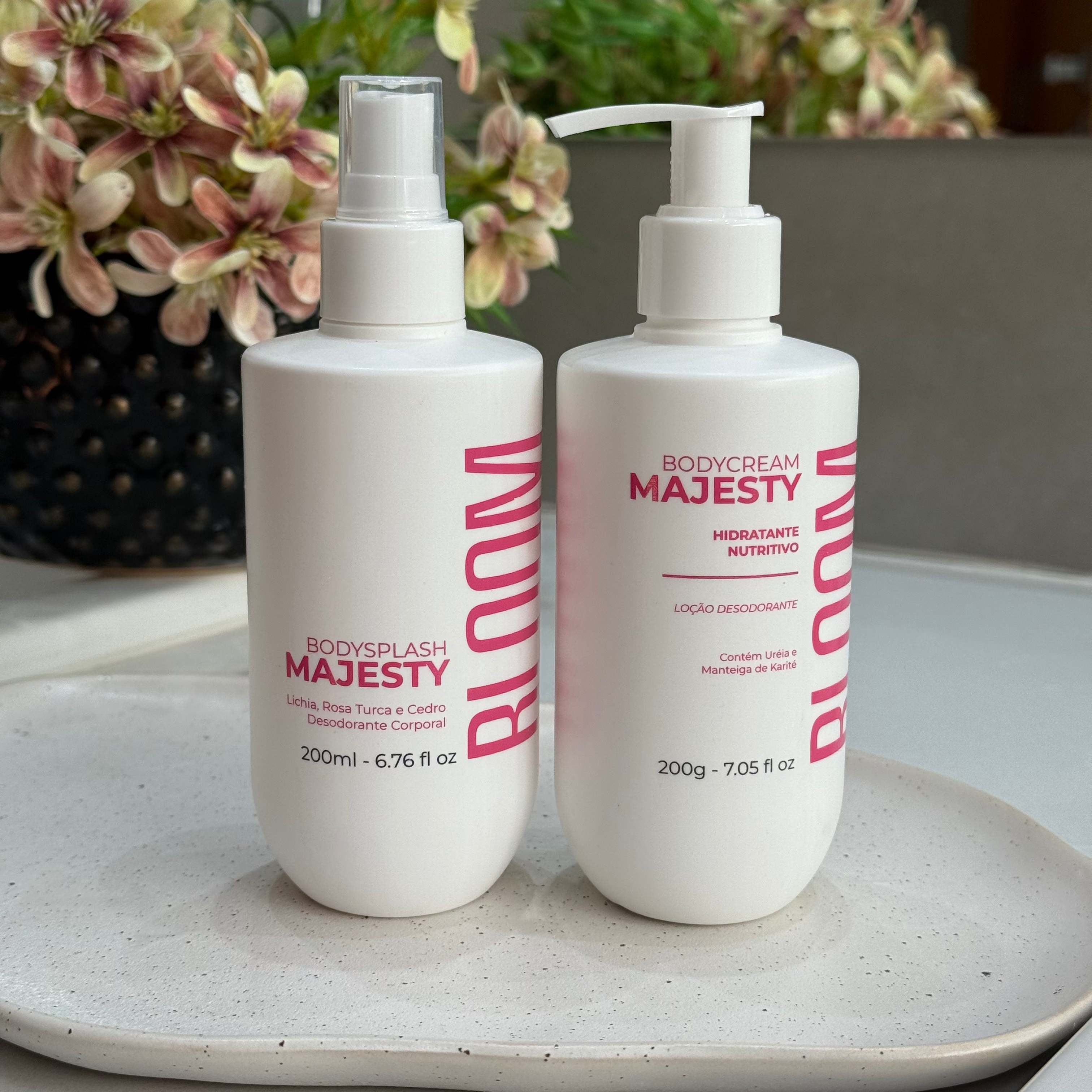 Kit Body Cream e Body Splash Majesty