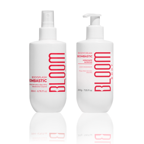 Kit Body Cream e Body Splash Bombastic