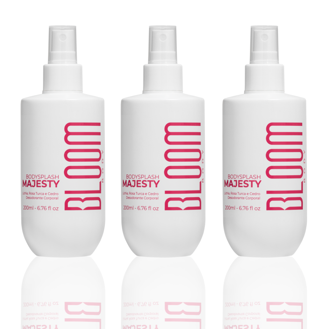 Kit 3 Majesty Body Splash - Desodorante Colônia 200ml