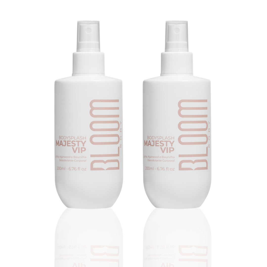 Kit 2 Majesty Vip Body Splash - Desodorante Colônia 200ml