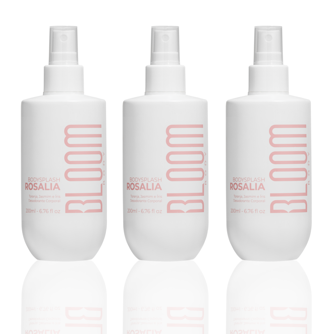 Kit 3 Rosalia Body Splash - Desodorante Colônia 200ml