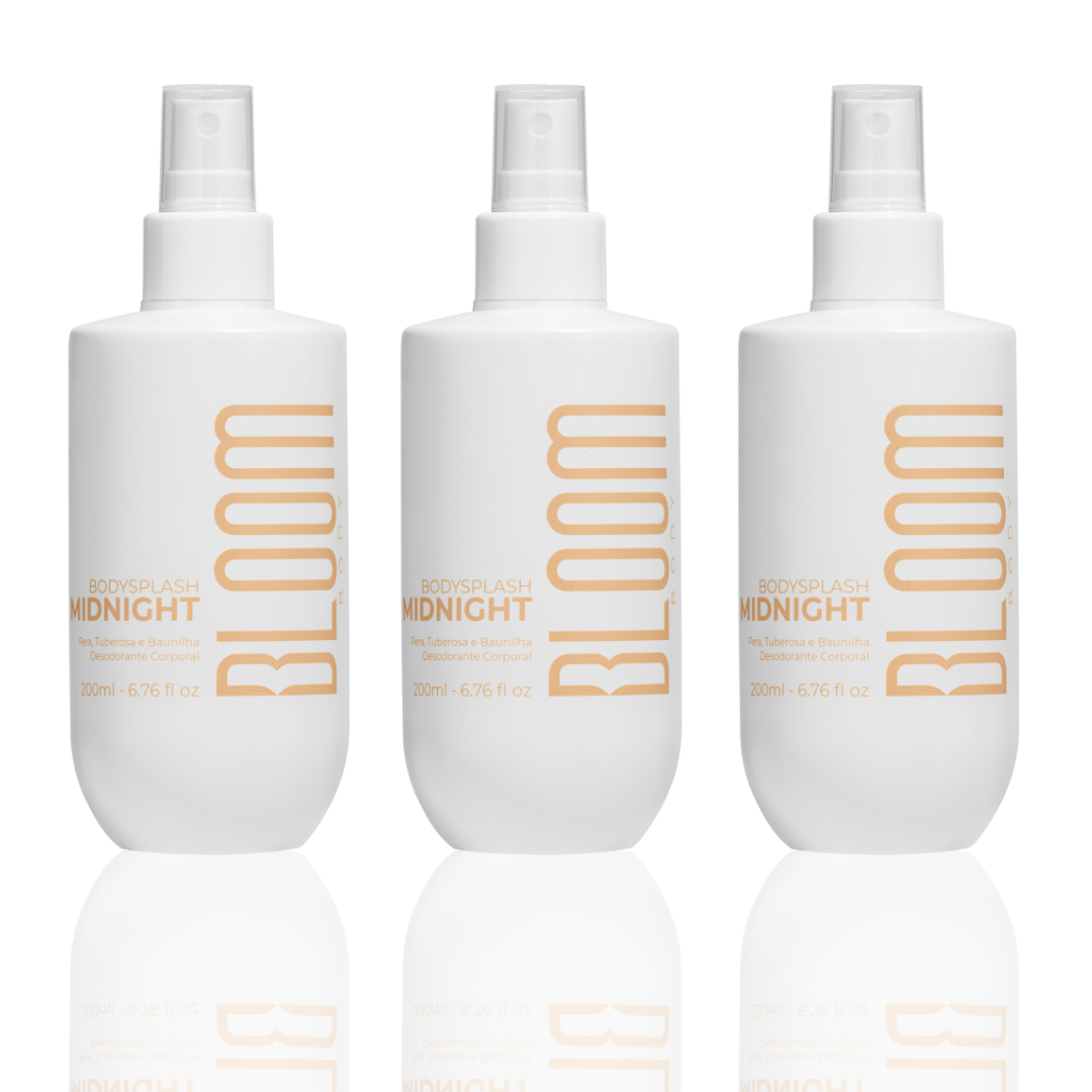 Kit 3 Midnight Body Splash - Desodorante Colônia 200ml