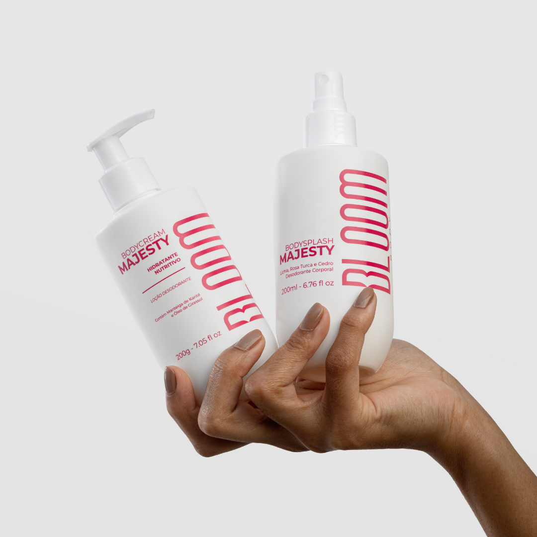 Kit Body Cream e Body Splash Majesty