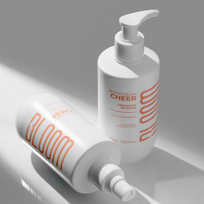 Kit Body Splash, Body Cream e Perfume Capilar Cheer