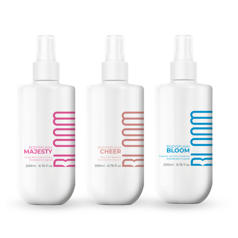 Kit 3 Body Splash Desodorante Colônia 200ml - Cheer, Majesty e Bloom