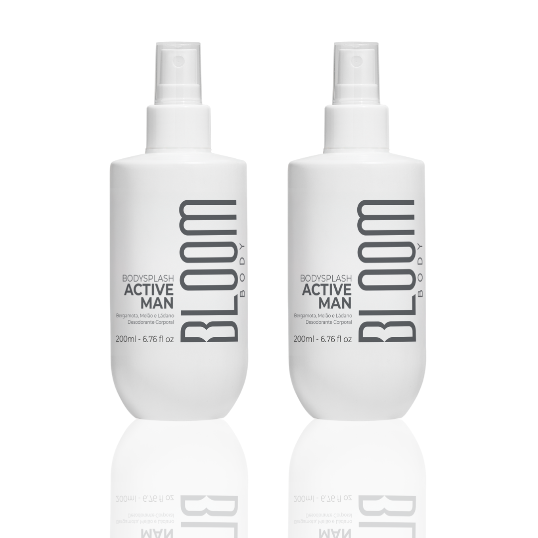 Kit 2 Active Man Body Splash  - Desodorante Colônia Masculino 200ml