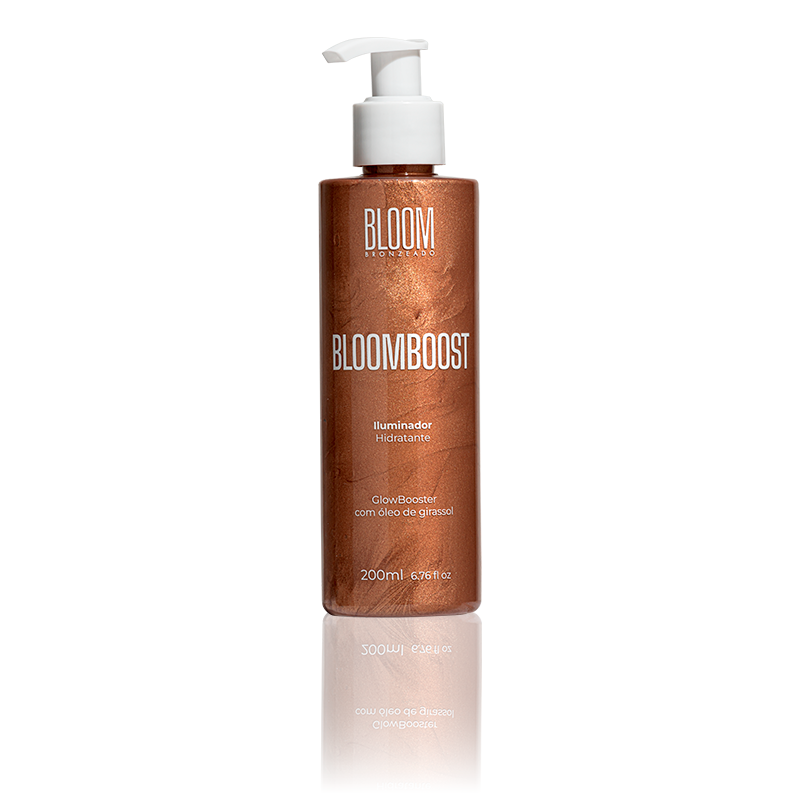 Iluminador Corporal Bloomboost 200ml, Glow Perfeito e uma Pele Irradiante