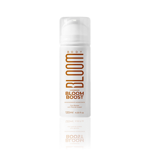 Iluminador Corporal Bloomboost 120ml, Glow Perfeito e uma Pele Irradiante