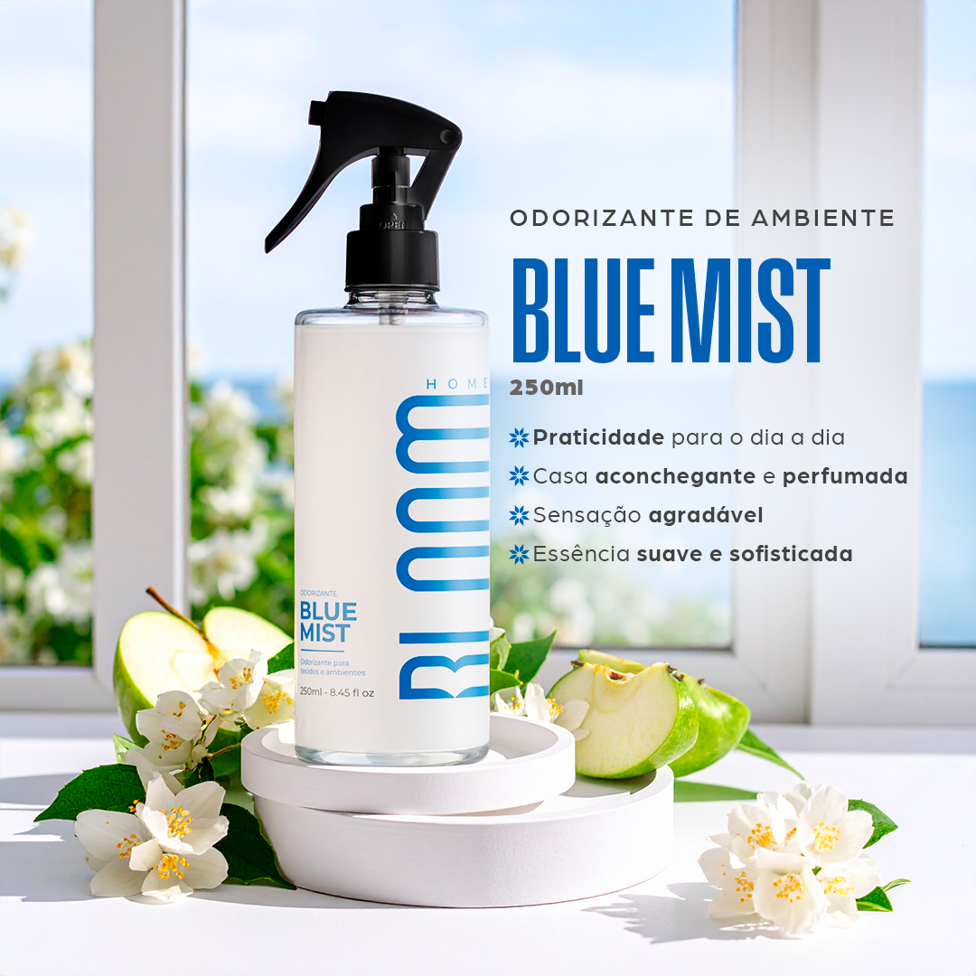 Odorizante de Ambientes e Tecidos - Blue Mist | BLOOM HOME