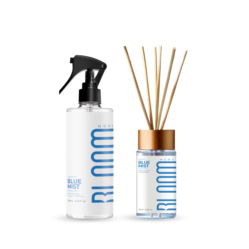Kit Difusor de Aromas e Odorizante - Blue Mist | BLOOM HOME