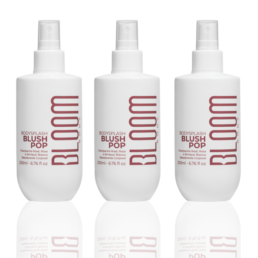 Kit 3 Blush Pop Body Splash - Desodorante Colônia 200ml
