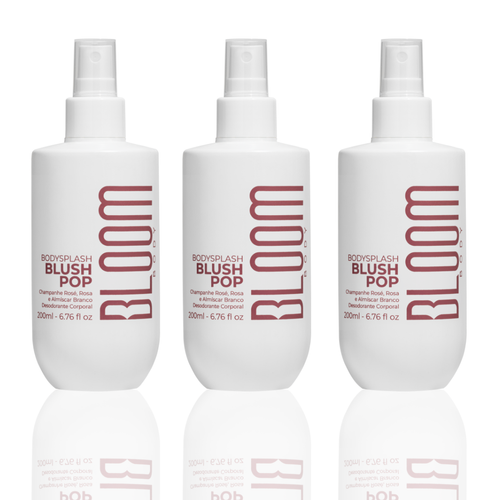 Kit 3 Blush Pop Body Splash - Desodorante Colônia 200ml