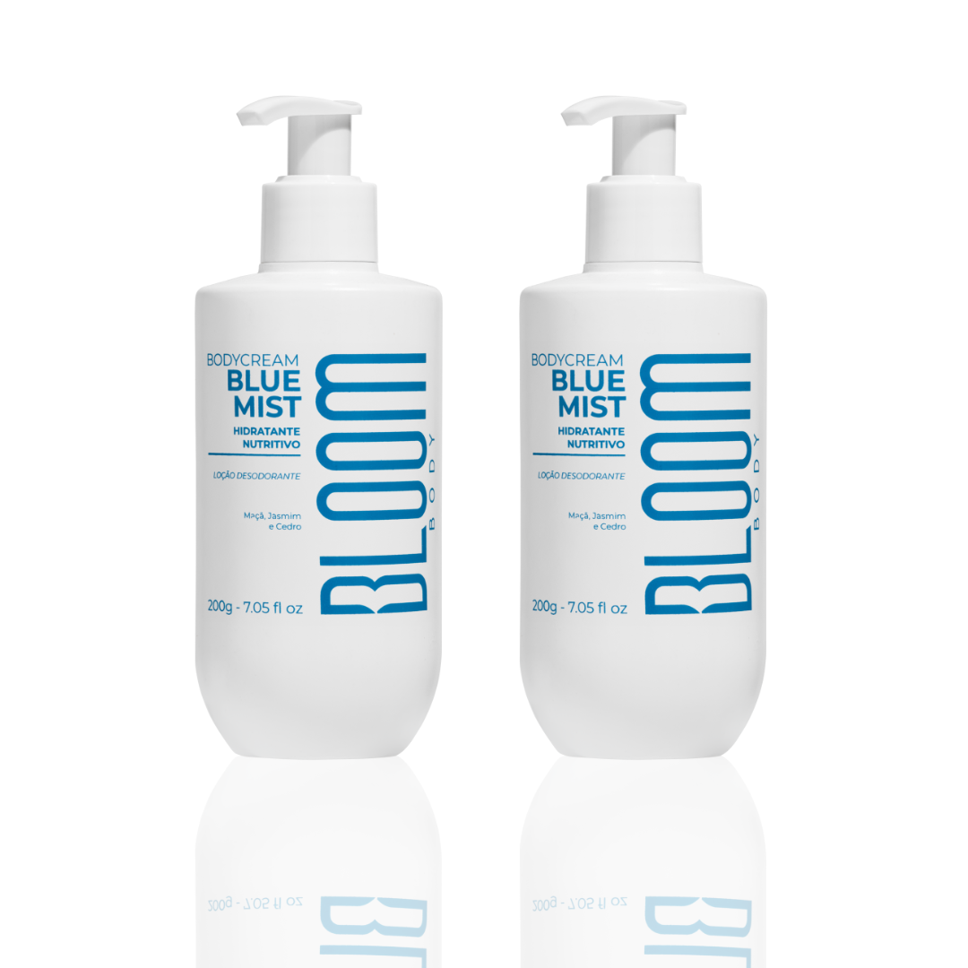 Kit 2 Blue Mist Body Cream - Desodorante Hidratante 200g