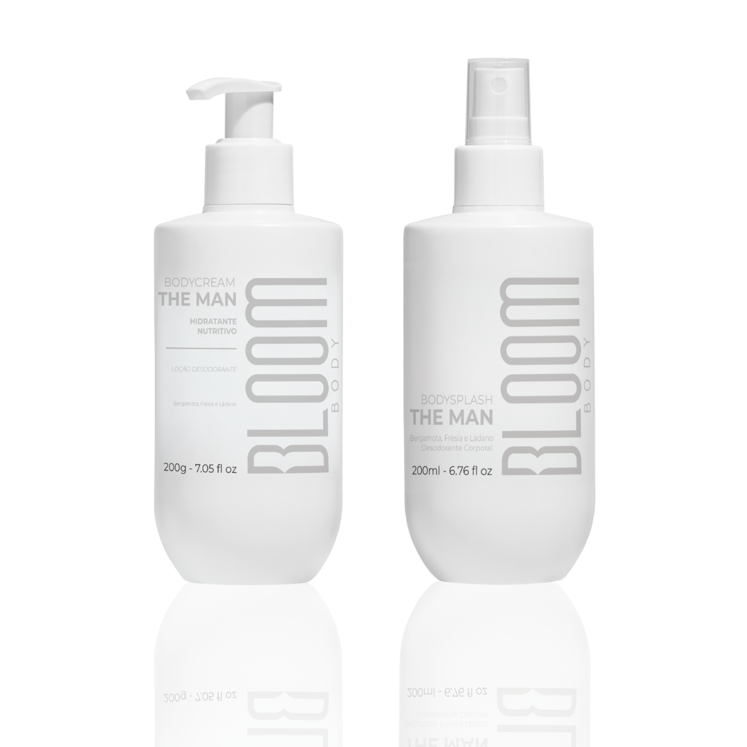 Kit Body Cream e Body Splash The Man