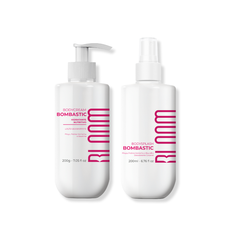 Kit Body Cream e Body Splash Bombastic