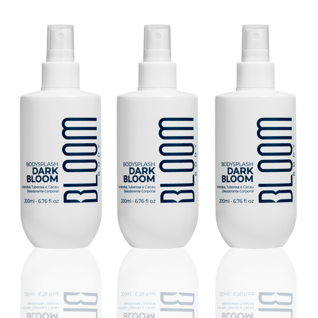 Kit 3 Dark Bloom Body Splash - Desodorante Colônia 200ml