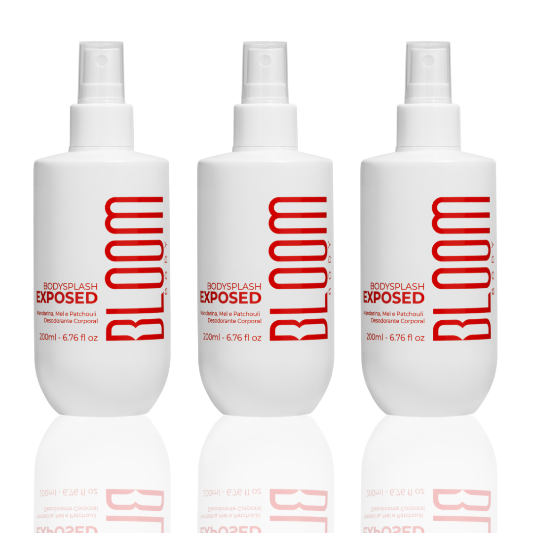 Kit 3 Exposed Body Splash - Desodorante Colônia 200ml