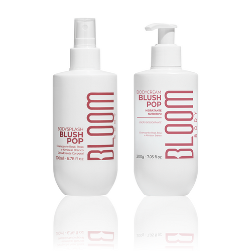 Kit Body Cream e Body Splash Blush Pop