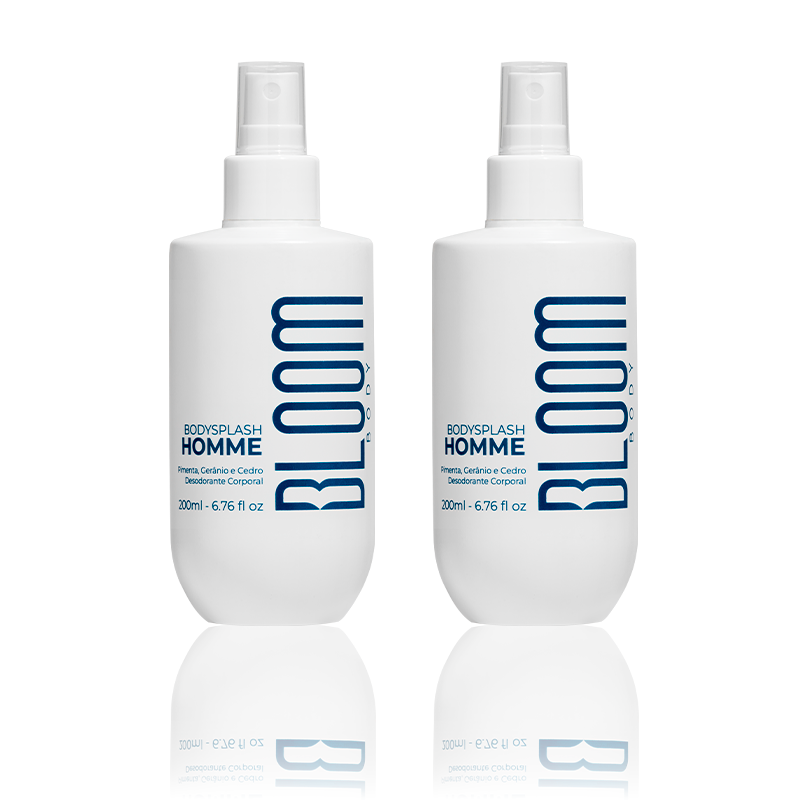 Kit 2 Homme Body Splash  - Desodorante Colônia Masculino 200ml