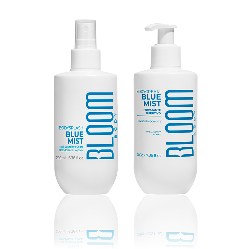 Kit Body Cream e Body Splash Blue Mist