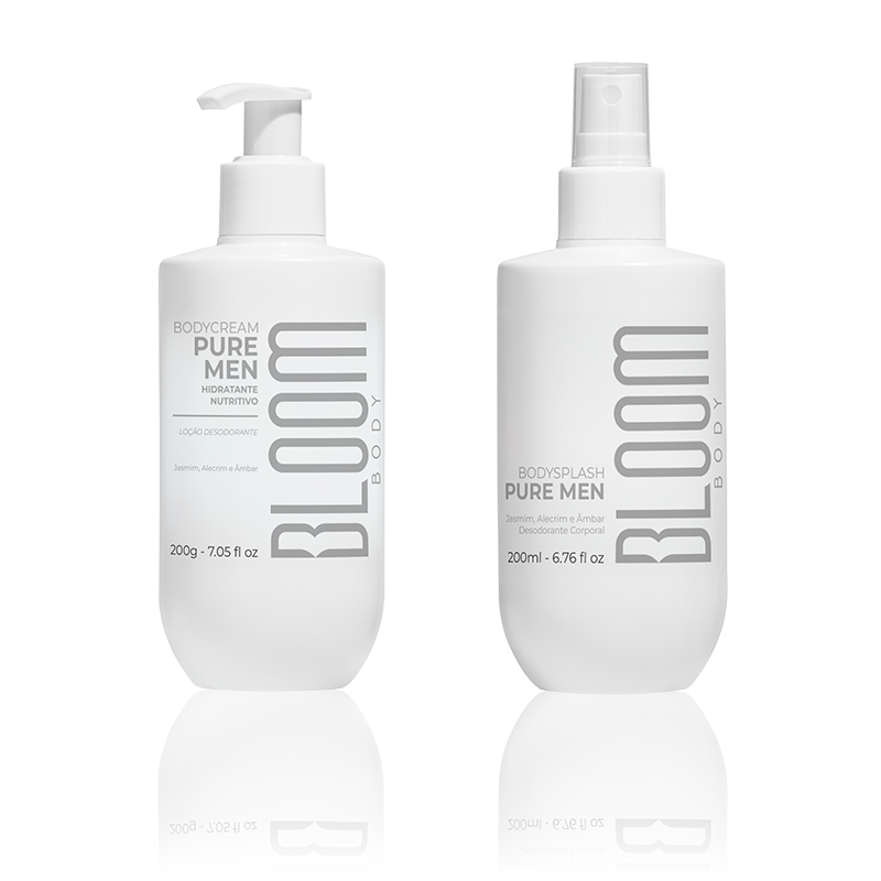 Kit Body Cream e Body Splash Pure Man