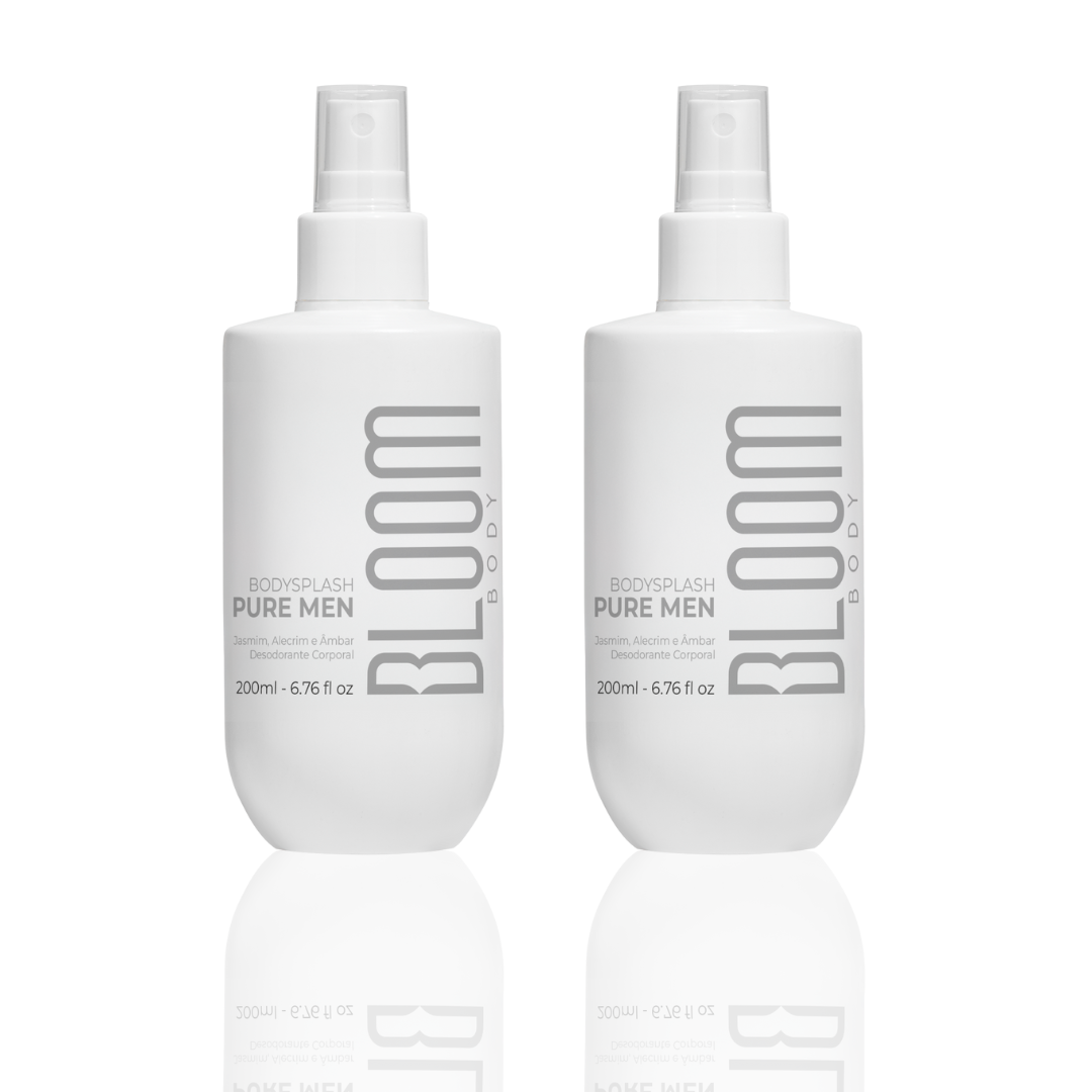 Kit 2 Pure Man Body Splash  - Desodorante Colônia Masculino 200ml