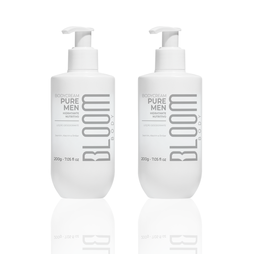 Kit 2 Pure Man Body Cream - Desodorante Hidratante Masculino 200g