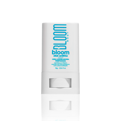 Stick Antifrizz Bloom – Cera Modeladora Perfumada com Proteção Térmica – 16g
