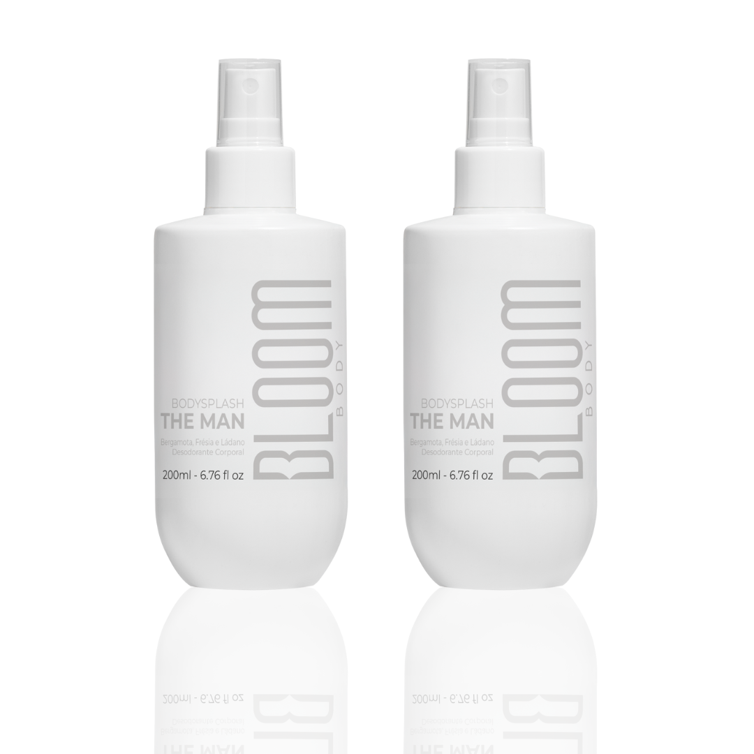 Kit 2 The Man Body Splash  - Desodorante Colônia Masculino 200ml