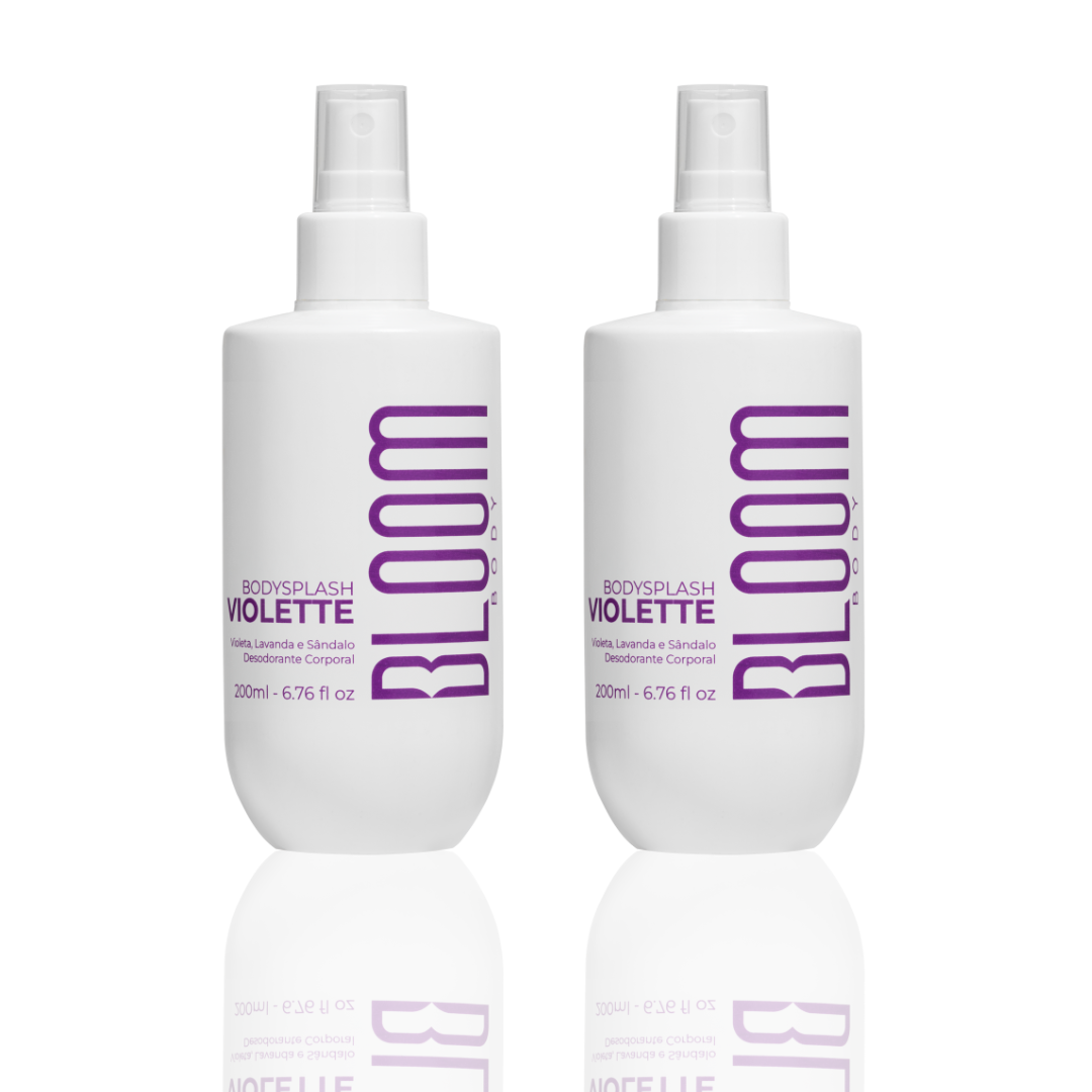 Kit 2 Violette Body Splash - Desodorante Colônia 200ml