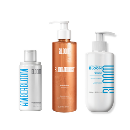 Kit Pele Perfeita, Amber Bloom + BloomBoost & Body Cream Bloom