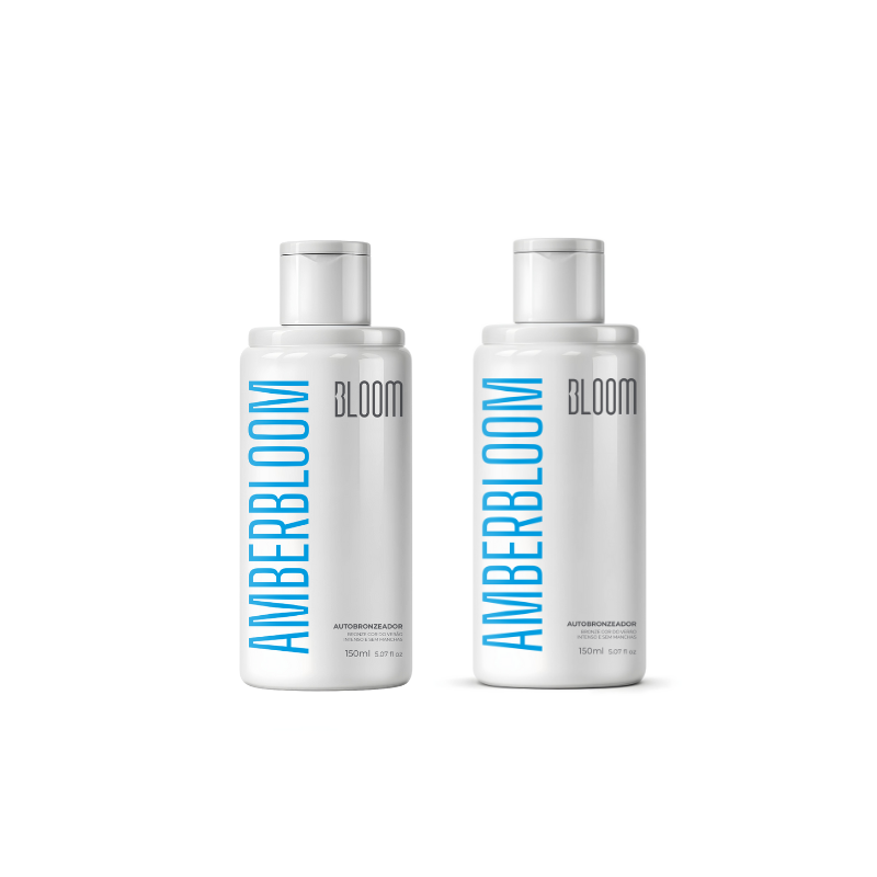 Kit Bronze Perfeito, 2 Amber Bloom Leite Corporal Autobronzeador