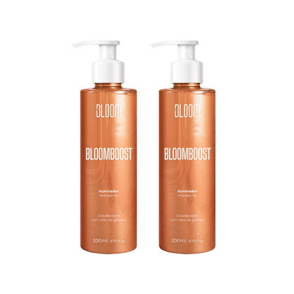 Kit de Brilho Infinito, Dois Iluminadores Corporais Bloomboost - 200ml