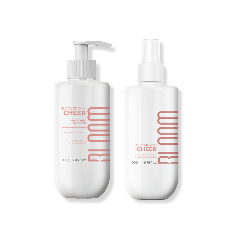 Kit Body Cream e Body Splash Cheer