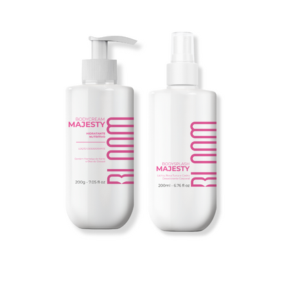 Kit Body Cream e Body Splash Majesty