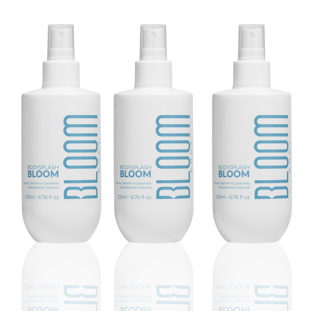 Kit 3 Bloom Body Splash - Desodorante Colônia 200ml