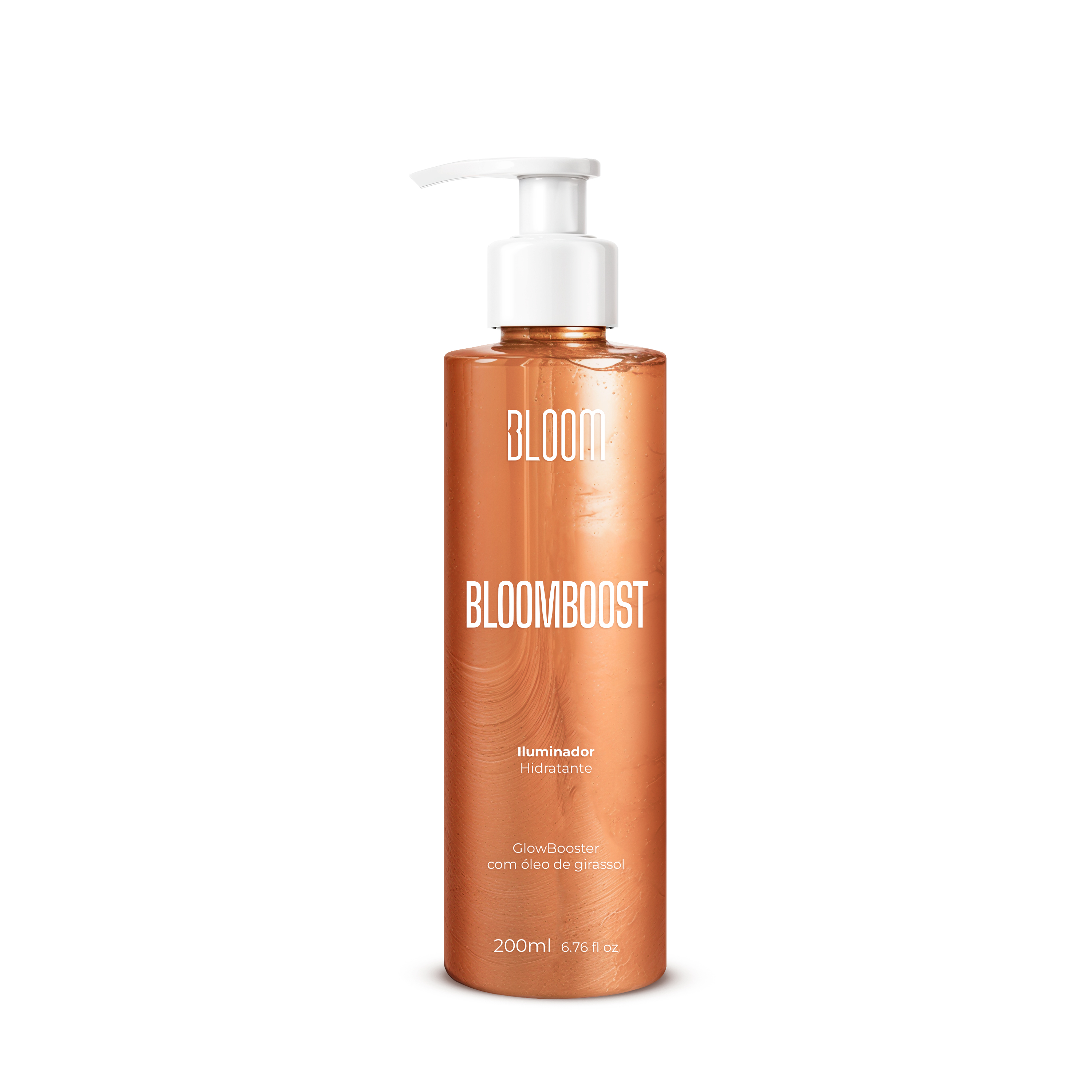 Iluminador Corporal Bloomboost 200ml, Glow Perfeito e uma Pele Irradiante